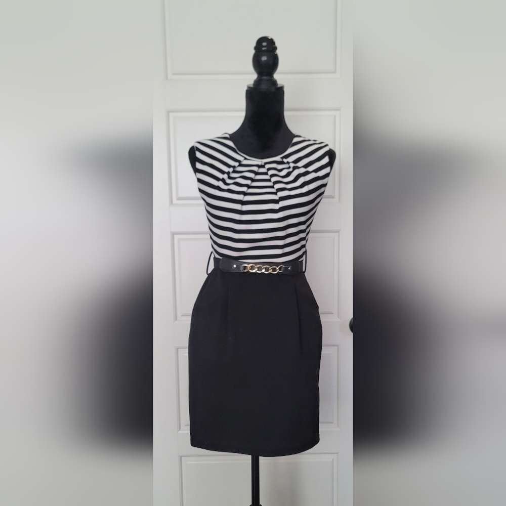 Mini black dress